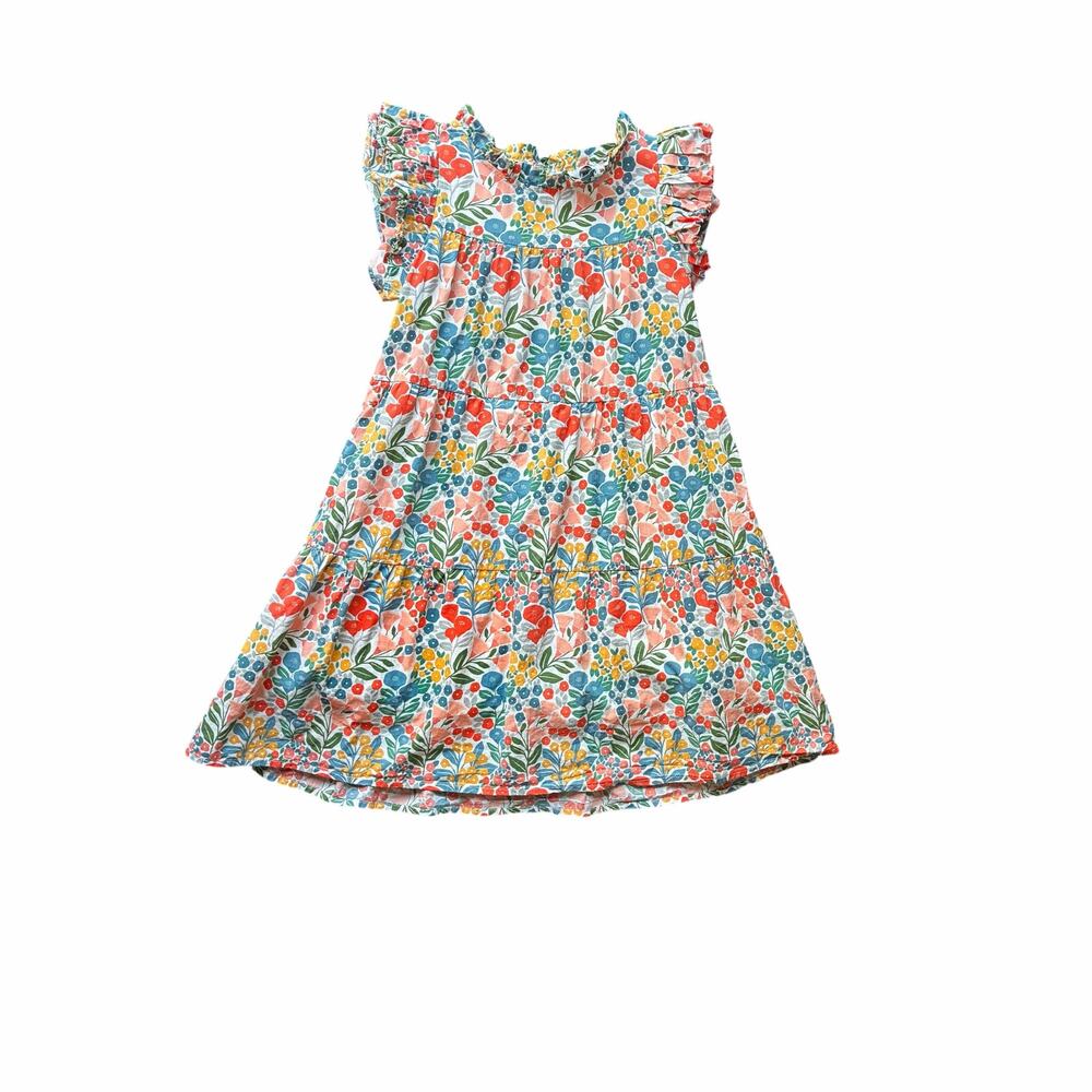 Shop the Mint Girls Sweet Nature Blue Green Floral Babydoll Dress